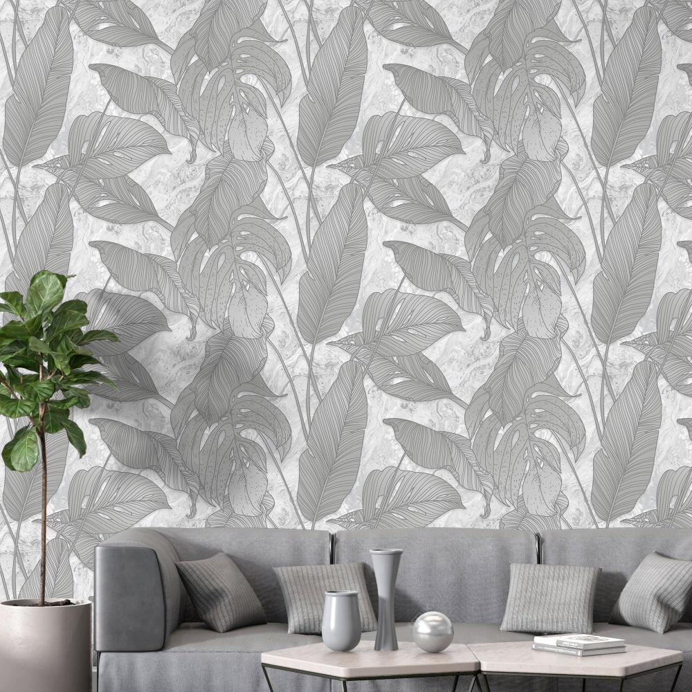 Naturlige PVC tapeter K0413